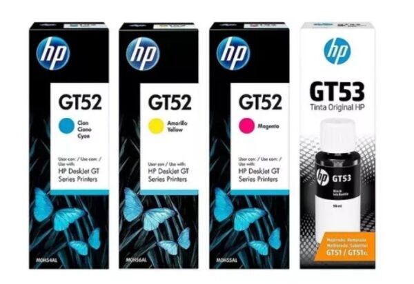 Kit Juego de Tintas HP GT53, 52